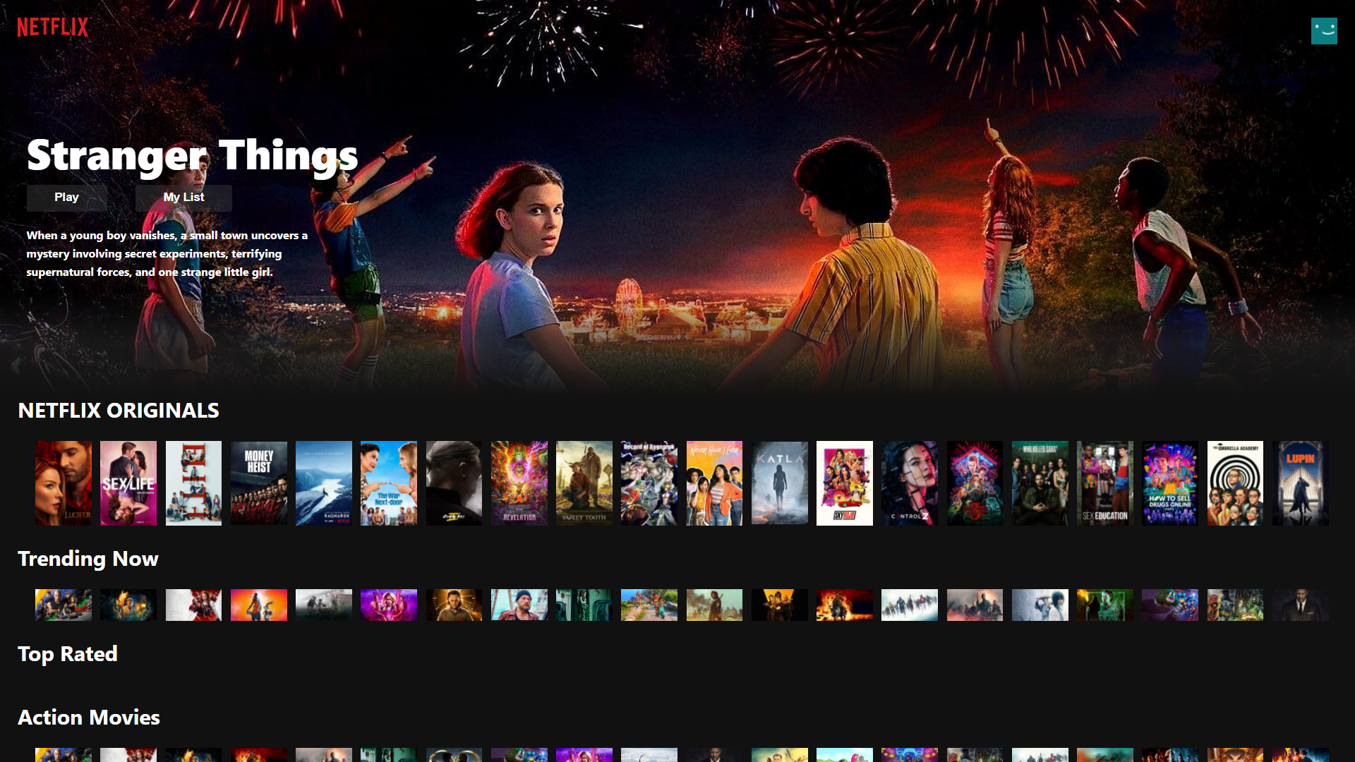 Netflix Clone (React JS)
